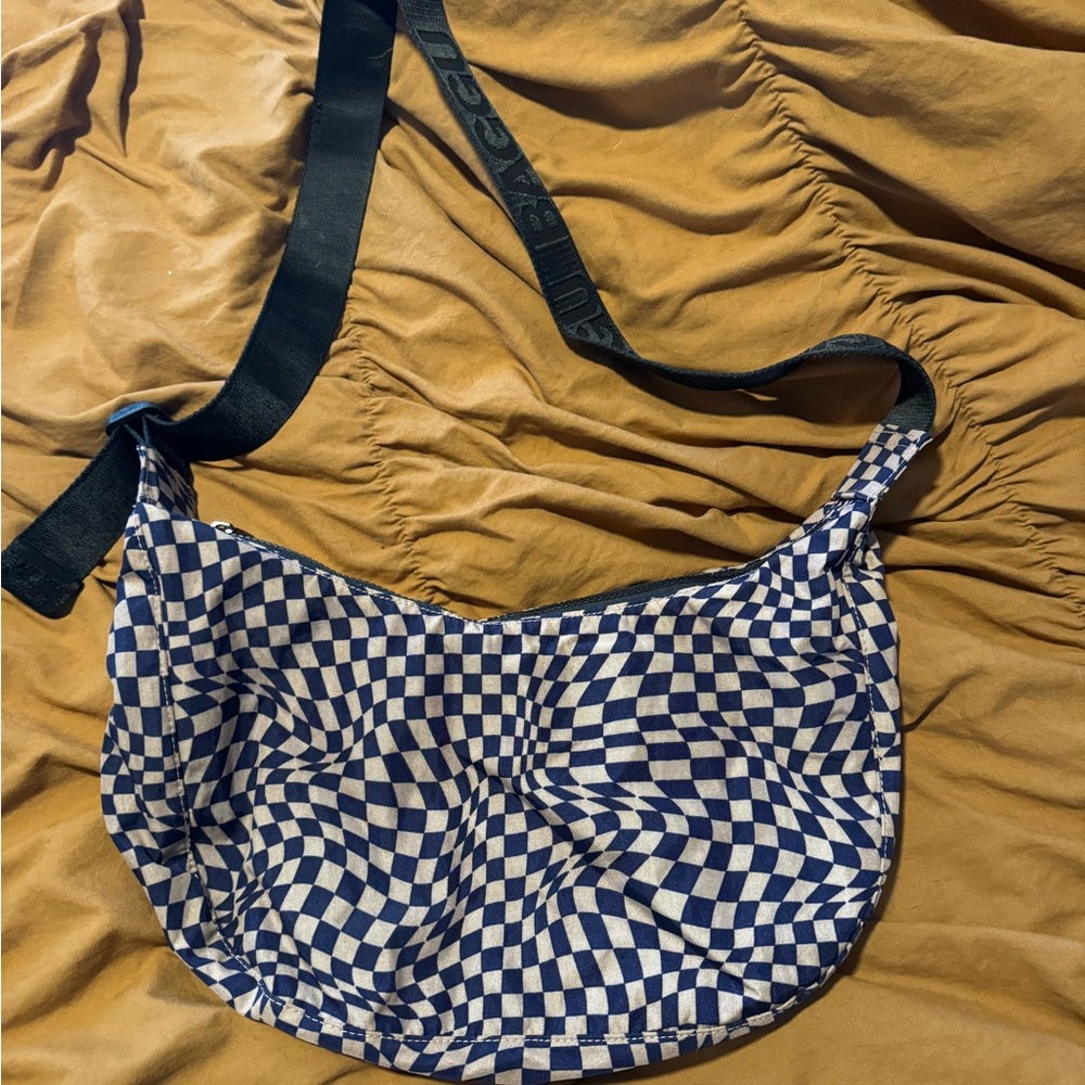 Baggu Trippy Checker Medium Crescent